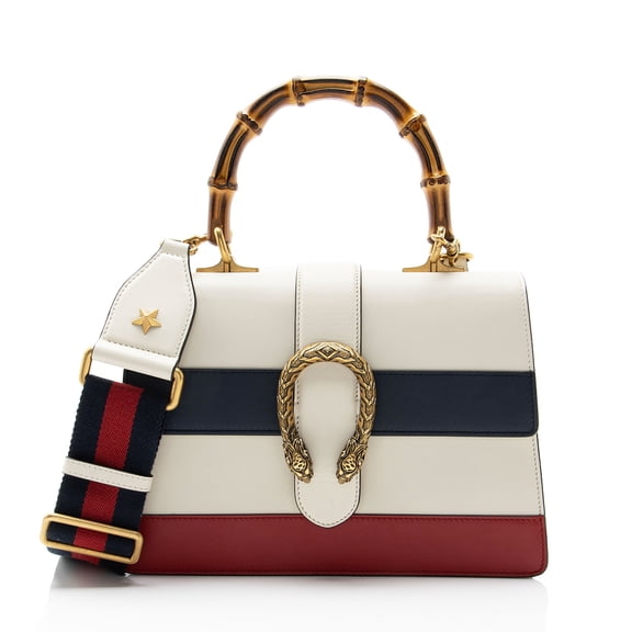 Pre-Owned Gucci Leather Bamboo Dionysus Medium Top Handle