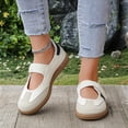 thumbnail image 6 of Women's Classic Retro Fashion Sneakers Slip On Walking Shoes Mary Jane Sneakers for Women Adjustable Strap Comfortable Low Top Casual Flat Tennis Shoes Lightweight Non-Slip Footwear, 6 of 6
