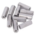 thumbnail image 4 of Tuerca De Acoplamiento Hexagonal, Resistencia A La Corrosión Conector De Varilla Roscada M6x1 Acero Inoxidable 304 Uso Amplio Para Tornillos De Máquina, 4 of 7