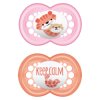 MAM Original Pacifier,6-16 Months, Girl, 2 Pack