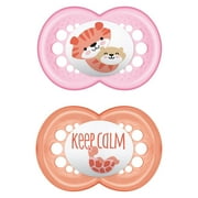 MAM Original Pacifier,6-16 Months, Girl, 2 Pack
