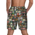 thumbnail image 2 of Lsque Mens Swim Trunks Alcohol Bottles Pattern - Bathing Suit Compression Liner - Beach Swim Shorts Swimwear - (S-3XL) - Stretch Quick Dry -Small, 2 of 9