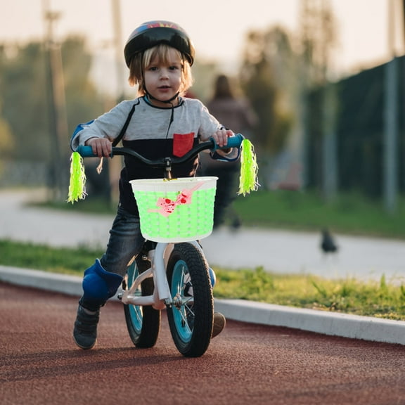 Soimiss 1 Set Bicycle Streamers PE Woven Design Decoration Bike Accessories For Girls Daily Rides