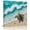 Blue, variant on Wall Art Prints, Sea Turtle Seaside Framed Canvas Prints for Bedroom Living Room Bathroom Office, Waves Summer Beach Ocean Coastal Gallery Wrap Wall Art Poster for Gifts Home Decor 16"x16"