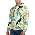 thumbnail image 2 of Hoodies for Men - Toucan and Hummingbird Long Sleeve Comfrt Men'S Fashion Hoodies & Sweatshirts, Sweatshirts for Men Hoodies Pullover Clothing Clothes with Pouch, 2 of 7