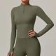 thumbnail image 1 of Camisas de Yoga de manga larga con cremallera, Top deportivo para Fitness, Top de Yoga, Top de entrenamiento para gimnasio, ropa deportiva para mujer, ropa de manga larga para correr con realce, 1 of 6