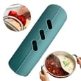 thumbnail image 2 of Silicone Pot Handle Covers, Heat Resistant Hot Handle Holder, Pan Handle Grips, Non Slip Pot Handle Sleeves Protectors, Cast Iron Skillet Handle Cover, 2.95" x 0.78" Cookware Handle Grips, Green, 2 of 5