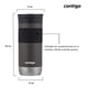 thumbnail image 5 of Termo Acero Inox Contigo 473 Ml Sistema Snapseal gris 2094830, 5 of 5