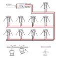 thumbnail image 2 of Mini Downlight DC12V 1W 3000K 9 Pack Silver , Used for Indoor Wardrobe Lighting, Cabinet Lighting, Artwork Light, 2 of 5