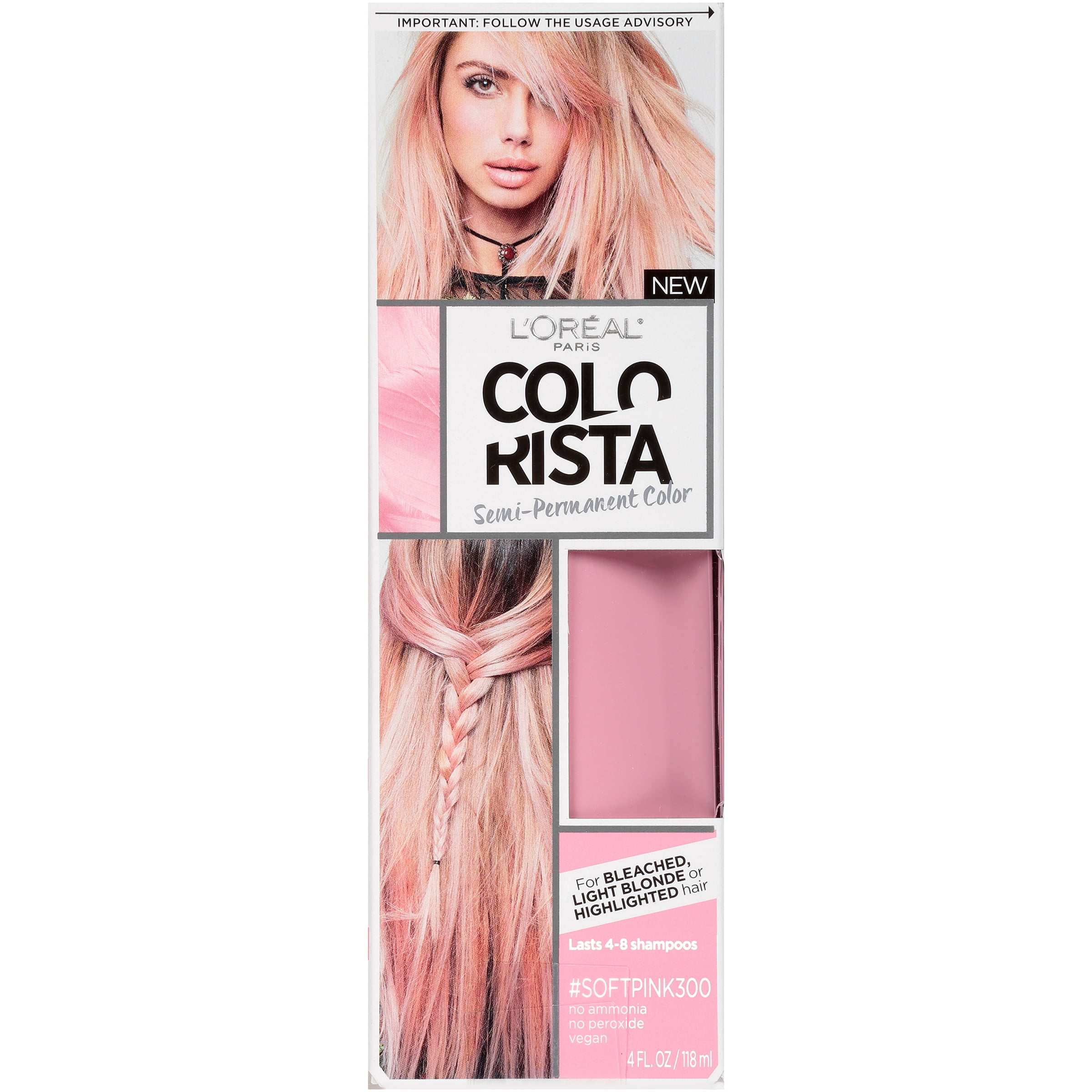 L'Oreal Paris Colorista SemiPermanent Hair Color Light Bleached