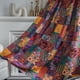 thumbnail image 3 of Nvzi Cortinas para el hogar para dormitorio, sala de estar, semiopacas, estilo rústico, de algodón y lino, con bolsillo para varilla (2 paneles, 70,8 x 55,1 pulgadas, A74), 3 of 5