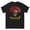 Black, variant on Men's graphic Warrior t-shirt: Roman