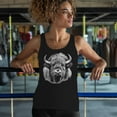 thumbnail image 4 of Bison Portrait Women's Tank Top American Buffalo Head Western Wildlife Nature Majestic Bull Symbol of Strength, 4 of 7