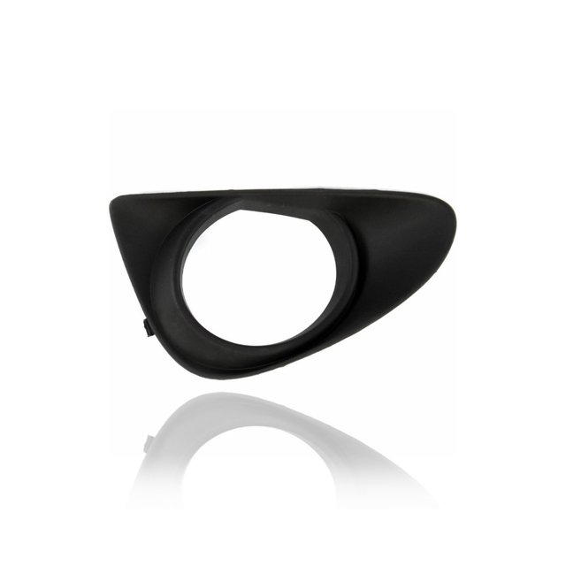 Fog Light Cover - Compatible/Replacement for '12-14 Toyota Yaris Hatchback Base/L/LE-Only - Textured Black - Right Hand - Passenger - 8148152380