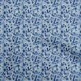 thumbnail image 1 of oneOone Cotton Silk Medium Blue Fabric Abstract Sewing Craft Projects Fabric Prints By Yard 42 Inch Wide, 1 of 4