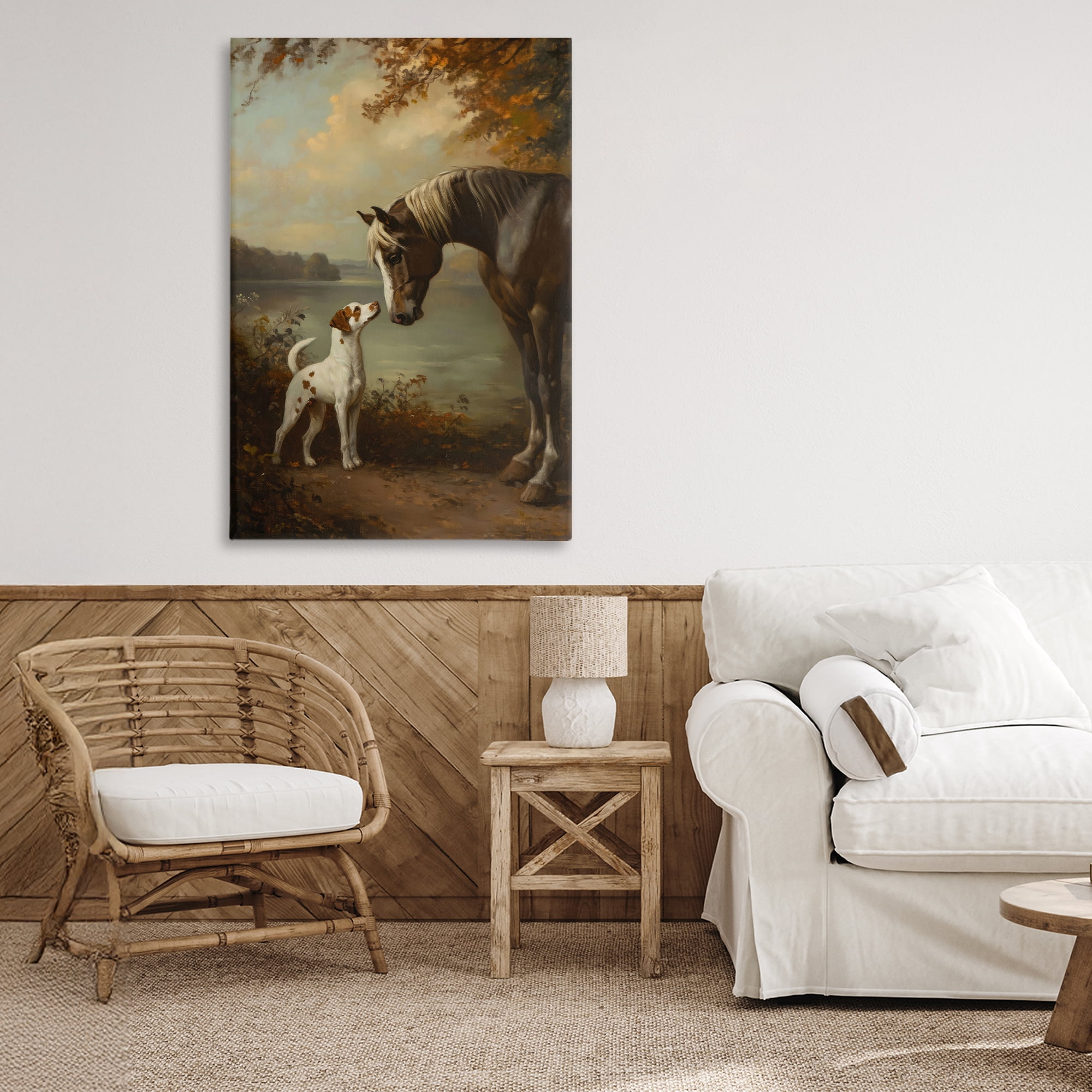 Stupell Industries Autumn Companions Hunting Party Canvas Wall Art, design by Petal Prints Design