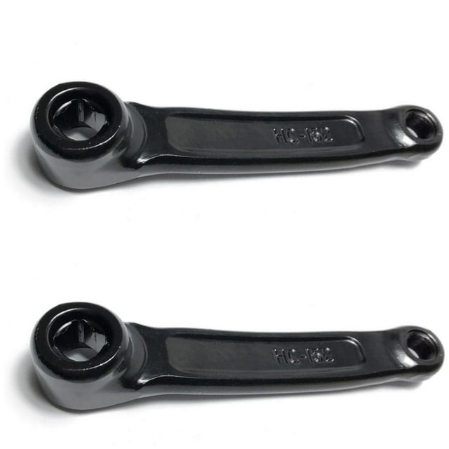 Manivelle de Vélo d'Exercice 152mm Trou Carré Gauche/droite pour Vélo de Sport Intérieur