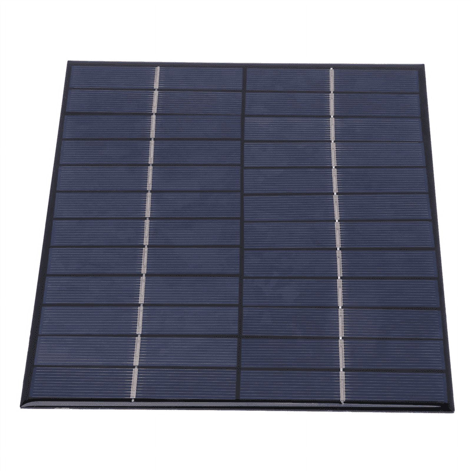 3X 12V 5.2W Mini Solar Panel Polycrystalline Solar Cells Silicon Epoxy Solar DIY Module System Battery Charger,3 x solar panels,black