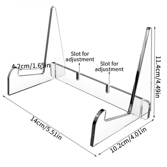 Acrylic Book Stand Clear Book Easel With Display Stand Display Shelf With Support S For Displaying Comic Books Artworks CDs