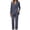 Gray, variant on Women Suits 2 Piece Sets Dressy Business Casual Blazer Jacket and Straight Leg Pant Suits Formal Outfits(Medium,Green)