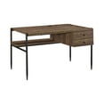 thumbnail image 3 of Lawtey 2-drawer Writing Desk with Outlet Aged Walnut, 3 of 8