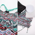 thumbnail image 6 of Hanna Nikole Women's Tankini Swimsuits Geometric patterns Tummy Control Plus Size Bathing Suit 2 Piece Padded Tops+High Waist Briefs Swimwear, 6 of 8