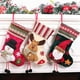 thumbnail image 5 of Wosthever Calcetín de Navidad árbol colgante calcetines de Navidad medias de regalo decoración de Festival accesorios para el hogar Patrón mayor, 5 of 6
