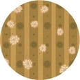 thumbnail image 1 of Ahgly Company Indoor Round Patterned School Bus Yellow Area Rugs, 7' Round, 1 of 6