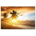 thumbnail image 1 of Sunset Ceramic Tile Mural Kitchen Backsplash Bathroom Shower, 401495-L64, 1 of 3