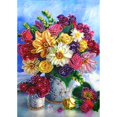 thumbnail image 1 of Cuadros Decorativos 5D DIY flor especial en forma de diamante pintura cruz puntada mosaico kits arte de la pared Ehuebsd Nuevos Originales, 1 of 5
