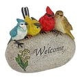 thumbnail image 2 of Design Toscano QM7512040 Birdy Welcome Garden Stone Statue, Medium, Full Color, 2 of 4