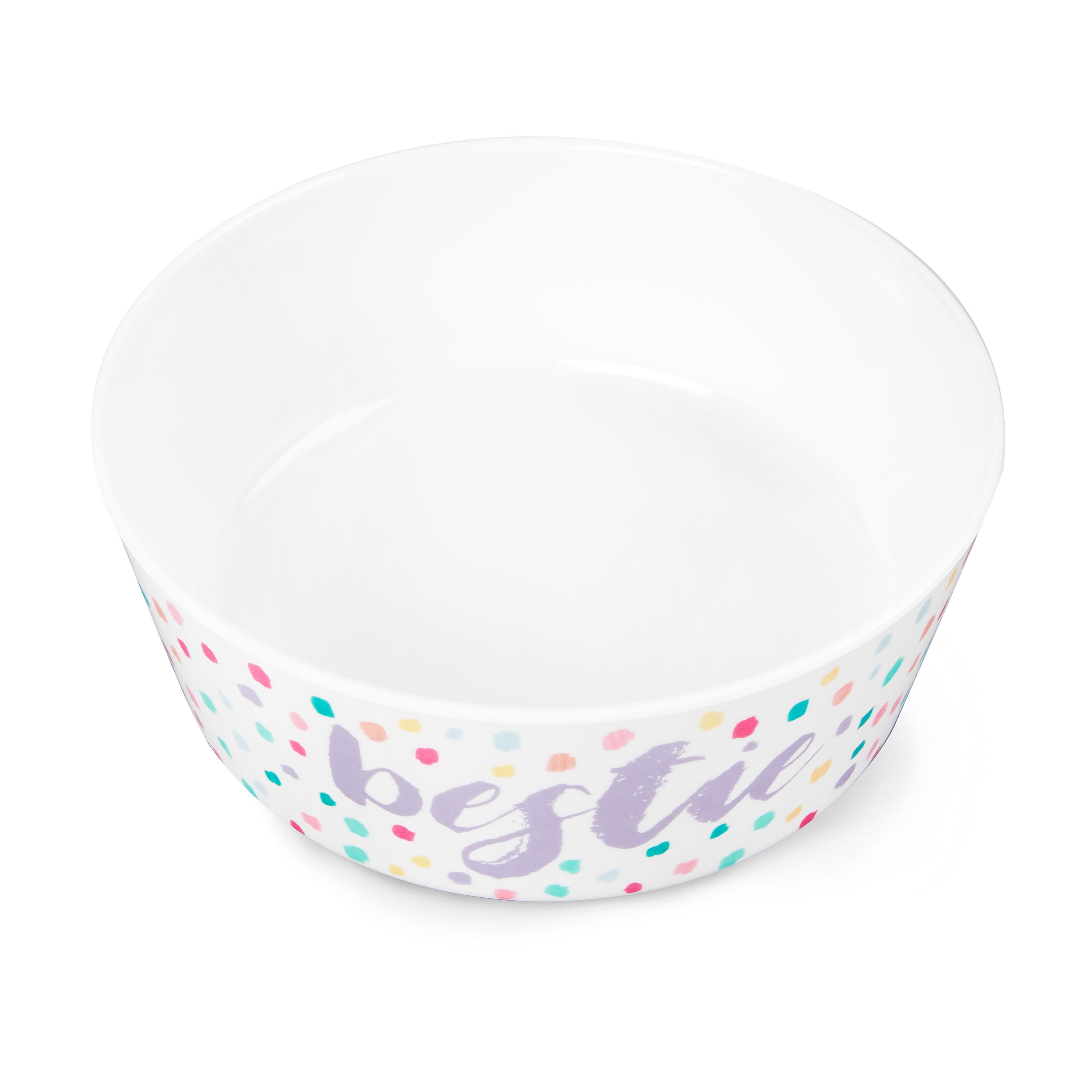 Vibrant Life Plastic Pet Bowl, Bestie, Medium
