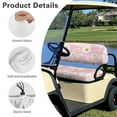 thumbnail image 6 of Binienty Daisy Print Golf Cart Seat Towel Covers Ezgo Club Car Golf Cart Seat Covers Suitable for All Weather, Easy to Install and Washable, 6 of 8