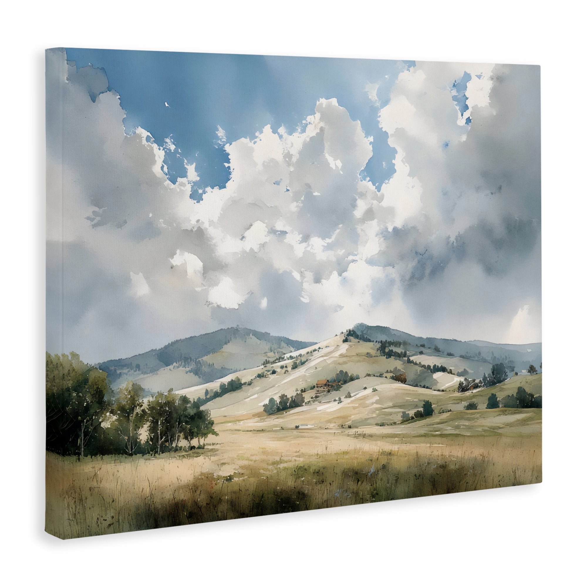 Stupell Industries Tranquil Hills Meadow Canvas Wall Art, design by Franklyn Gregory