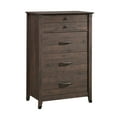 thumbnail image 3 of Sauder Carson Forge 4-Drawer Dresser, Coffee Oak Finish, 3 of 9