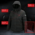 thumbnail image 7 of wycnly Womens Winter Heated Jacket Womens Heated Coat 4 Area 3 Gear Adjustable USB Heating Jacket Open Zip Long Sleeve Men And Women Heated Coat with Pocket 2023 Heated Jacket, 7 of 7