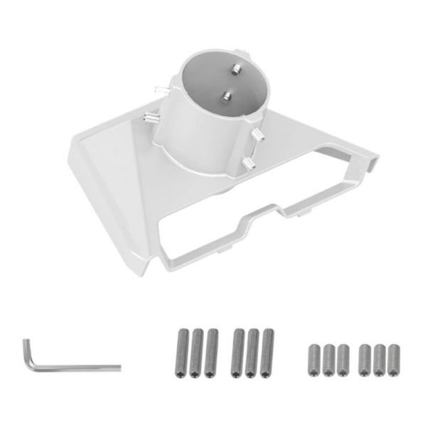 Antena de Internet satelital para montaje en techo Soporte de techo Soporte de montaje de carga fuerte Base de montaje Base resistente para RV Blanco