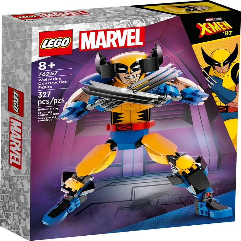 LEGO Marvel Wolverine Construction Figure 76257 Buildable Marvel Action Figure Fully Jointed Marvel Collectible with 6 Claw Elements for Play and Display X Men Super Hero Gift for Kids Ages 8 12 Walma...