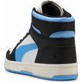 thumbnail image 4 of Men's PU & MA Rebound Layup PU & MA Black-Blue-Frosted Ivory (369573 60), 4 of 5