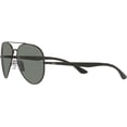 thumbnail image 3 of Ray Ban Polarized Green Classic G-15 Aviator Unisex Sunglasses RB3675 002/58 58, 3 of 7