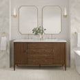 thumbnail image 7 of James Martin Vanities 485-V60d-Fenc Myrrin 60" Free Standing Double Basin Poplar Wood, 7 of 7