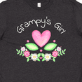 thumbnail image 4 of Inktastic Grampy's Girl- Heart Flowers Youth T-Shirt, 4 of 5
