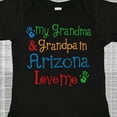 thumbnail image 4 of Inktastic Arizona Grandma Grandpa Love Me Boys or Girls Baby Bodysuit, 4 of 5