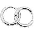 thumbnail image 3 of Aretes Piercing Arracada Argolla Acero Hombre 8-12mm 3 Pares Levamdar LRWJ184-4, 3 of 3