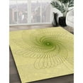 thumbnail image 3 of Ahgly Company Machine Washable Indoor Rectangle Transitional Sun Yellow Area Rugs, 7' x 9', 3 of 7