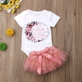 thumbnail image 2 of 2PCS Summer Baby Girl Floral Dress Newborn Toddler Leotard Floral Romper Ballet Princess Tutu Dress, 2 of 8