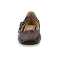 thumbnail image 6 of Journee Womens Gredah Double Buckle Mary Jane Dress Flats, Widths Available, 6 of 9