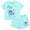 Pale blue, stitch, variant on Disney Minnie Mouse French Terry T-Shirt and Shorts Outfit Set Infant to Big Kid