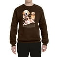 thumbnail image 2 of If It's Not a Golden Retriever It's Just a Dog Gift | Mens Dog Lover Crewneck Graphic Sweatshirt, Brown, 3XL, 2 of 3