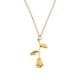 thumbnail image 2 of Censtreet Rose Flower Pendant Necklace 18K Gold Plated Silver Rose Jewelry Gift for Women Girl, 2 of 7